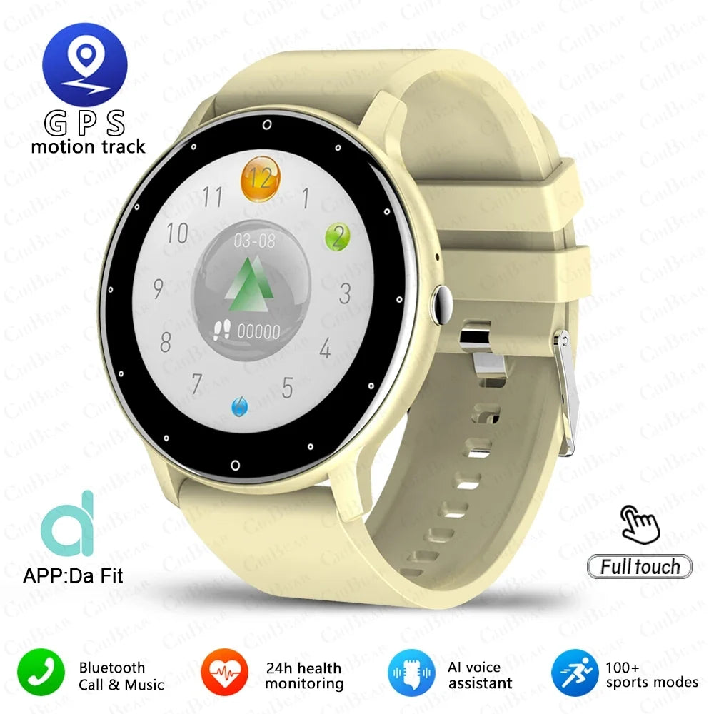 2026 New Ultra-Slim Smart Watch Men 100+ Sports Modes Heart Rate Monitoring AI Voice Assistant Bluetooth Call Smartwatches