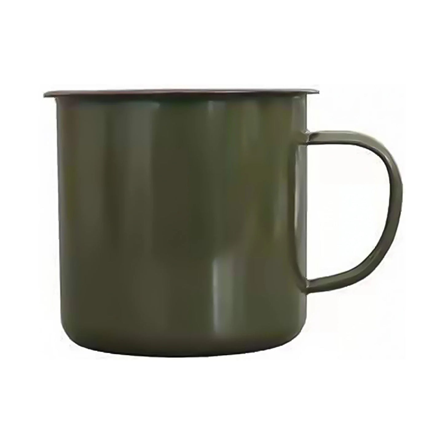 Vintage Enamel Camping Mugs Camping And Picnic Sturdy Iron Enamel Cups Suitable for Picnic Camping Fishing