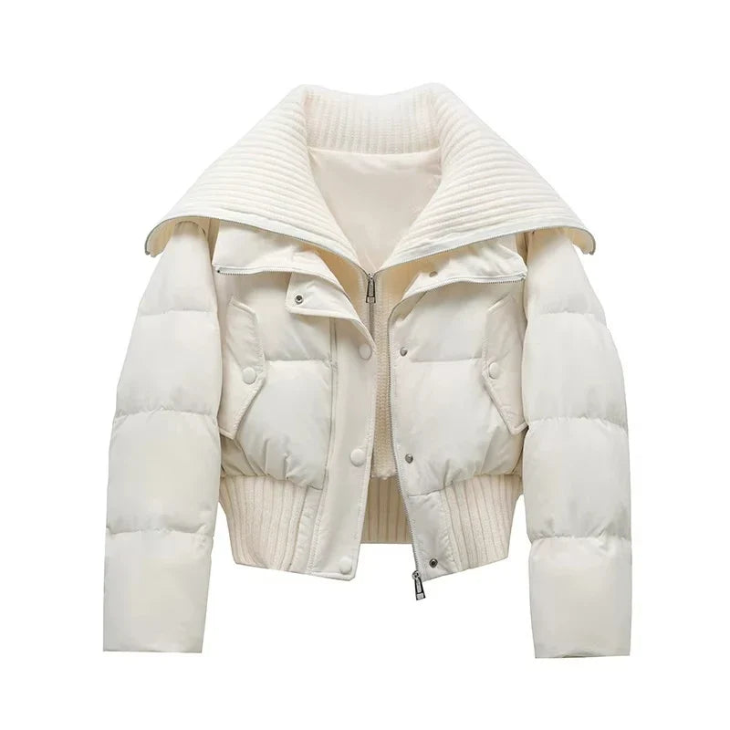 New Women Cotton Padded Jacket Winter Short Hooded Loose Cotton Coat Korean Women Parkas Coat Solid Outwear Women Puffer