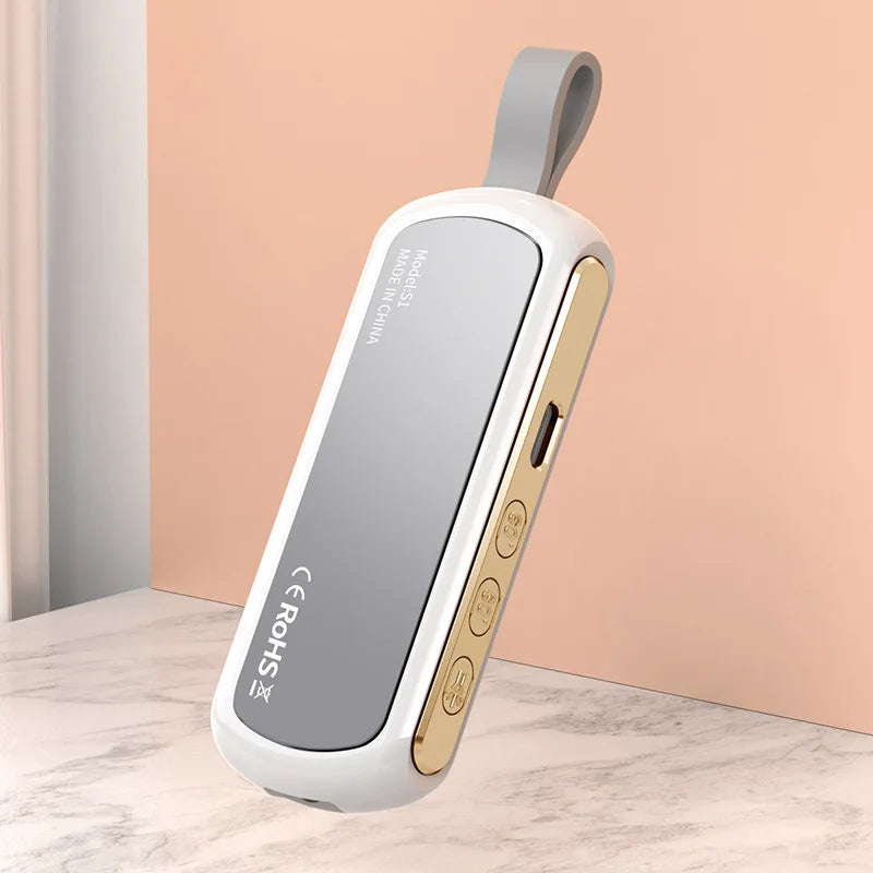 Bluetooth 5.2 Bone Conduction Speaker Under Pillow Noise Reduction Speaker Stereo Music Player with Flashlight Sleep Aid