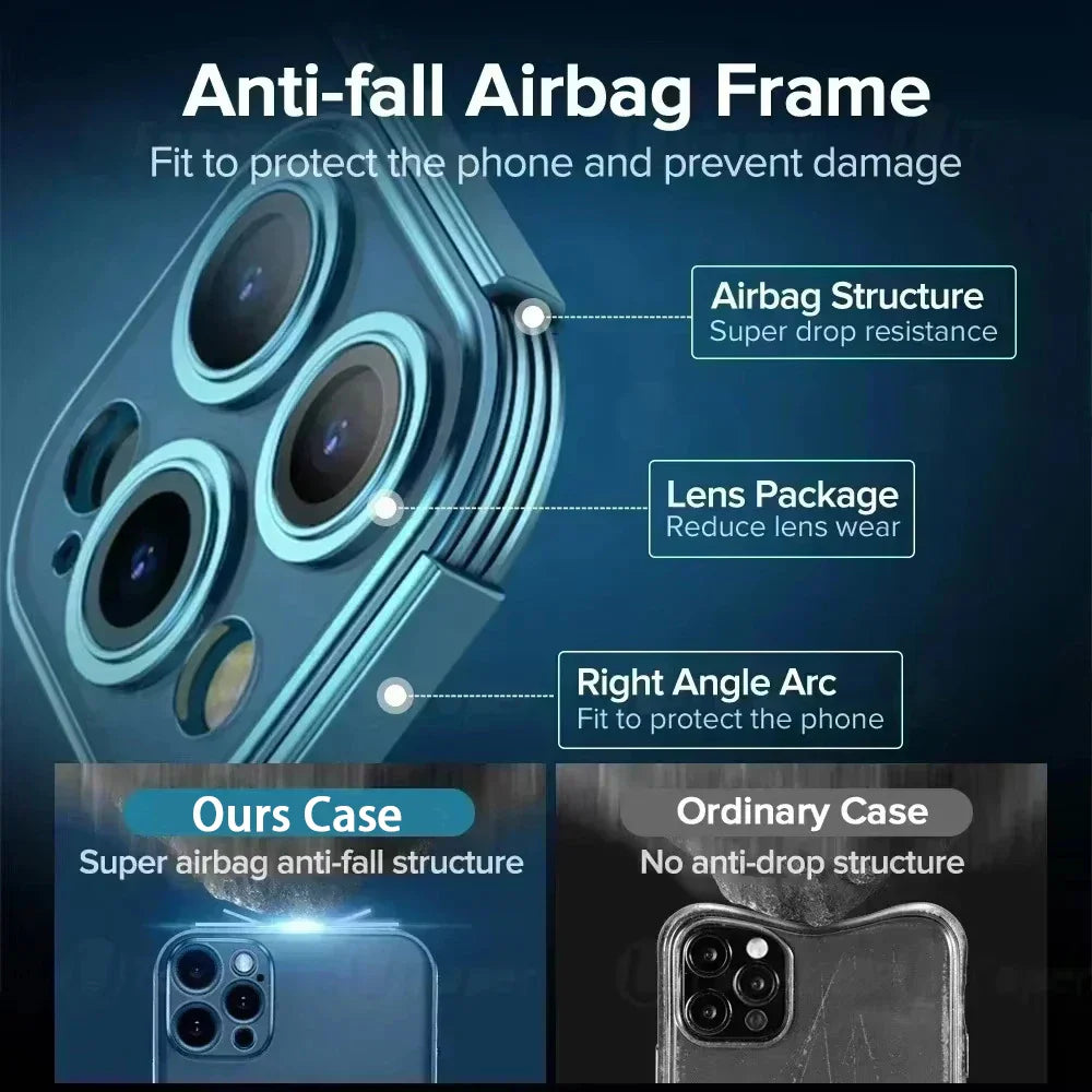 High Quality Plating Clear Phone Case