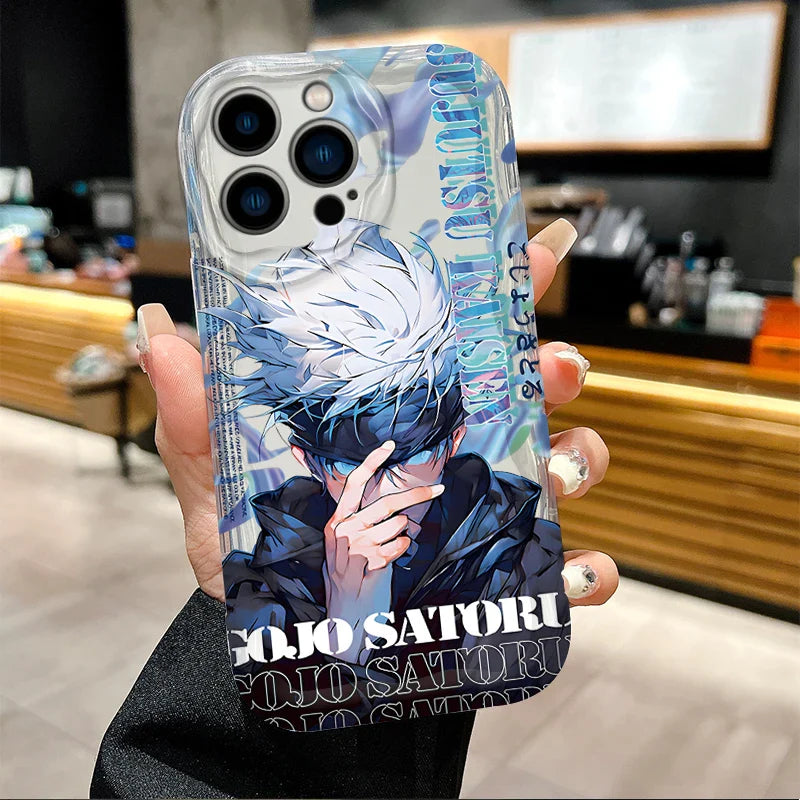 Funda de teléfono de onda suave Jujutsu Kaisen Gojo Satoru para iPhone