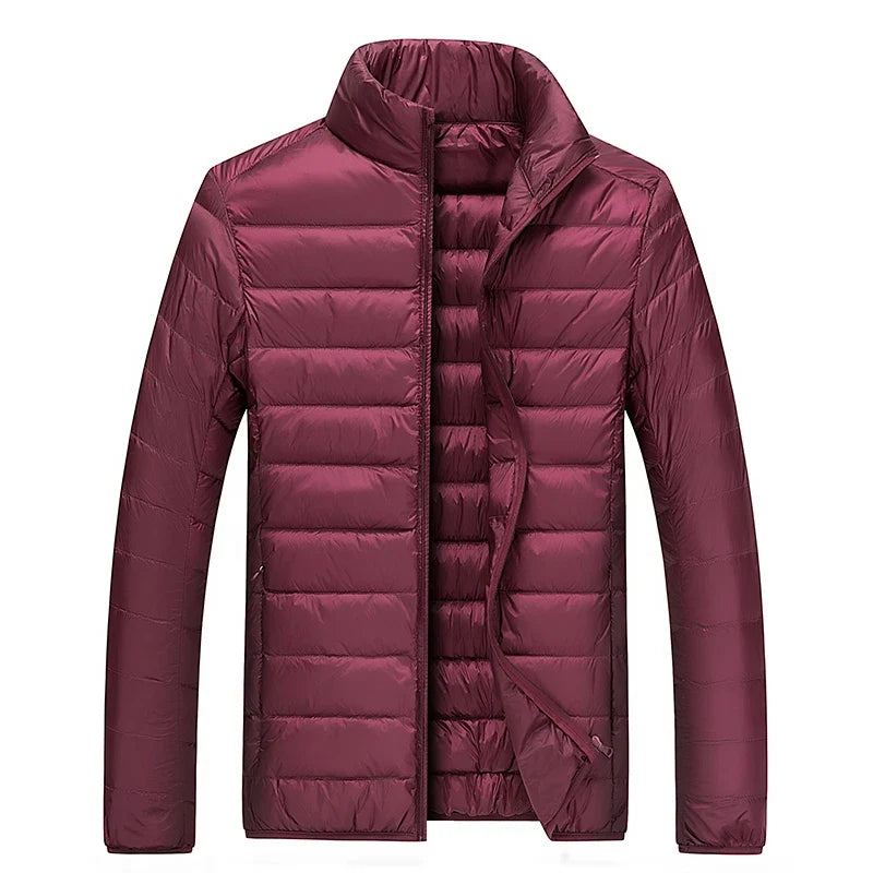 Men All-Season Warm Down Jacket Coats Mens Waterproof Windproof Down Jackets Spring Autumn Winter Casual 90% Down Jackets Male
