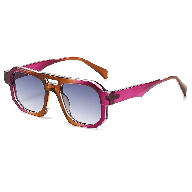 New Square Sunglasses Women Men Retro Pilot Shades Brand Female Luxury Sun Glasses Vintage Fashion Oculos De Sol Feminino UV400