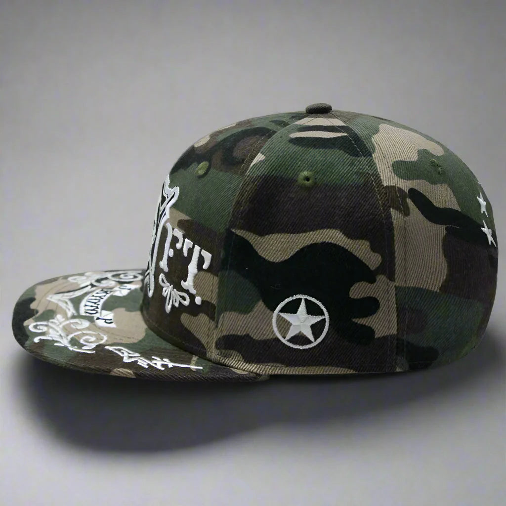 Gorra snapback de hip hop y punk rock