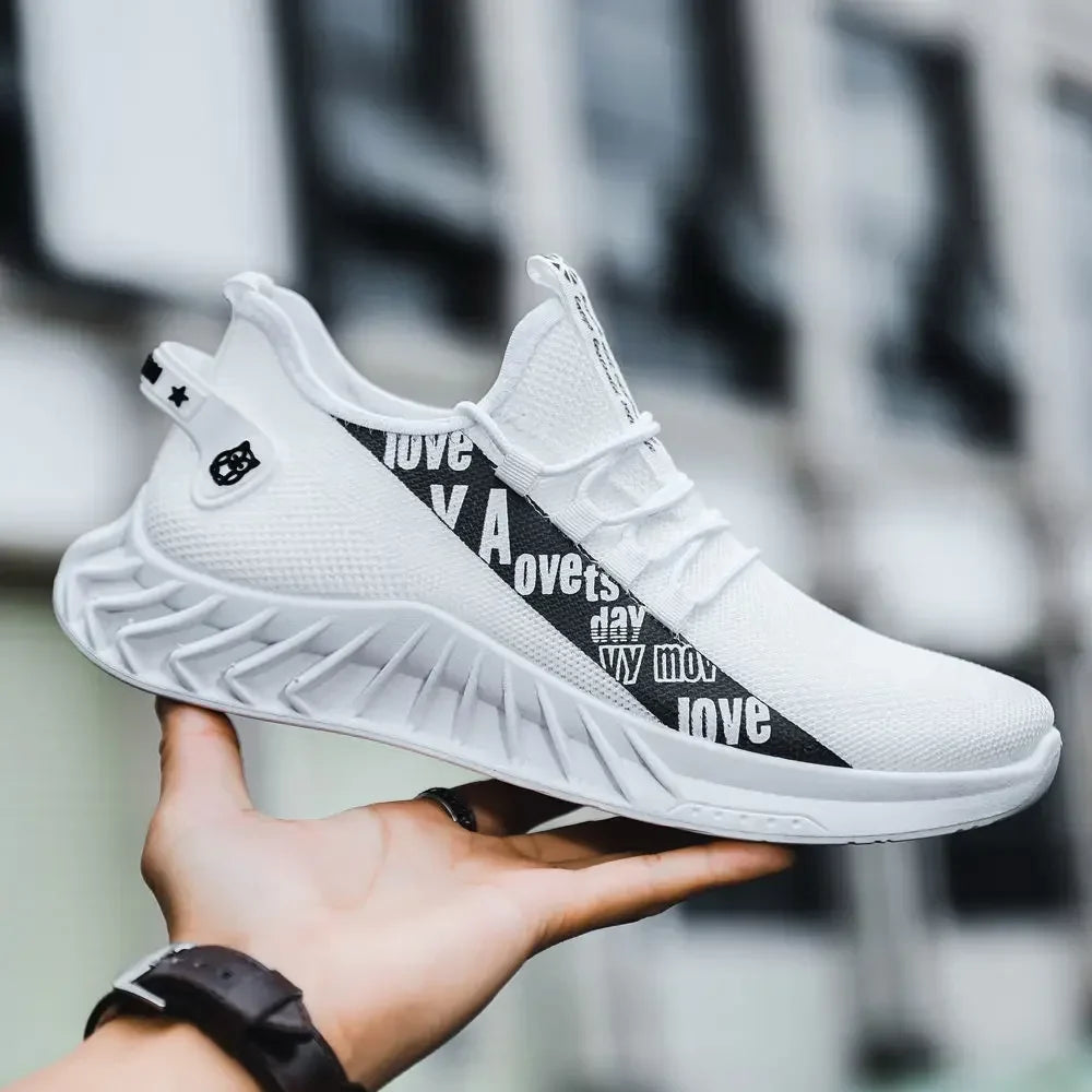 New breathable Sneakers Men's trendy comfort running Shoes Fashion anti slip sports shoes Light Male walking shoe Zapatos Homme