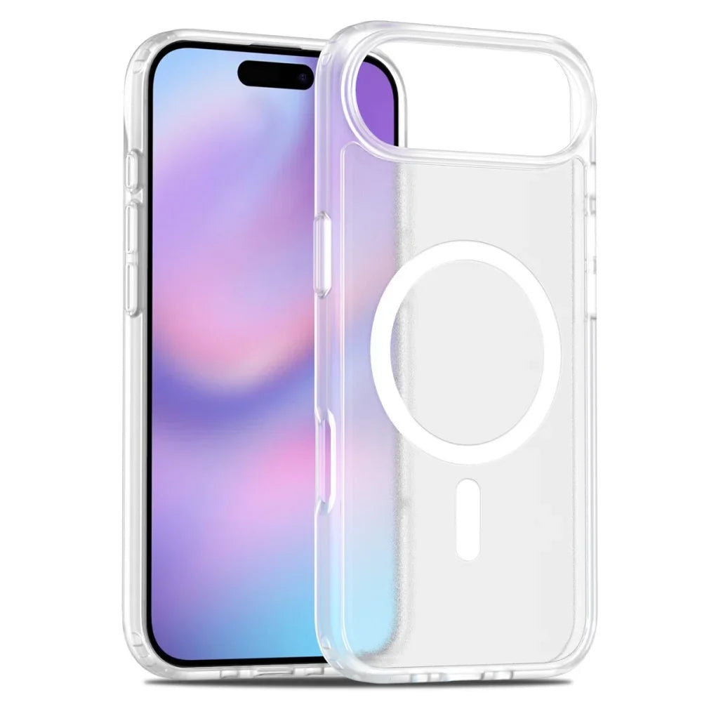 Matte For Magsafe Magnetic Case For iPhone 17 Air 16 15 14 13 12 11 Pro Max Plus SE4 16e Mini Wireless Charge Hard Armor Cover