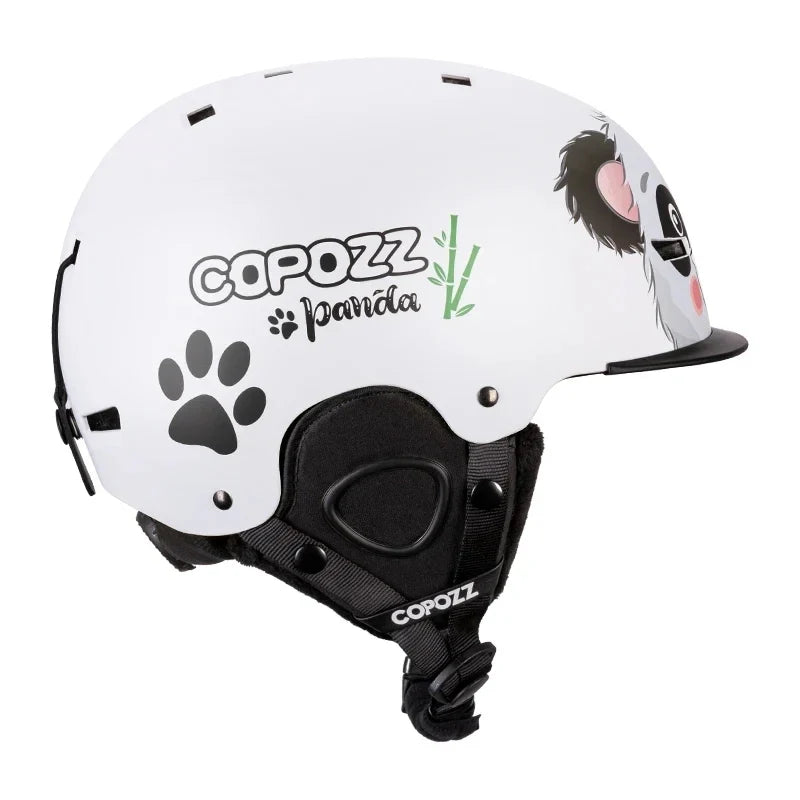 Protect Your Little Ones Cartoon Kids Ski Helmet