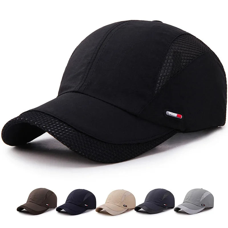 Gorra de béisbol versátil para ropa deportiva