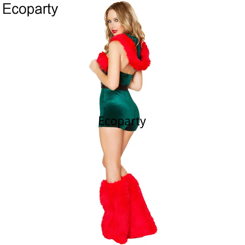 Lindos trajes de elfo de Navidad