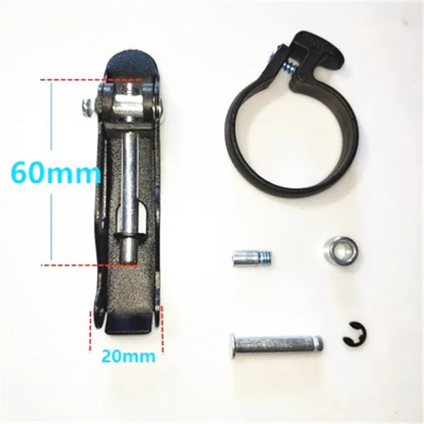 for E-bik Bicycle Electric Folding Bike Stem Repair Part Quick Release Folding Buckle Fixing Clamp