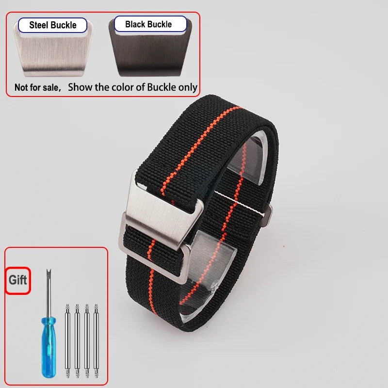 COROS Elastic Nylon Watch Band Universal Fit Parachute Style