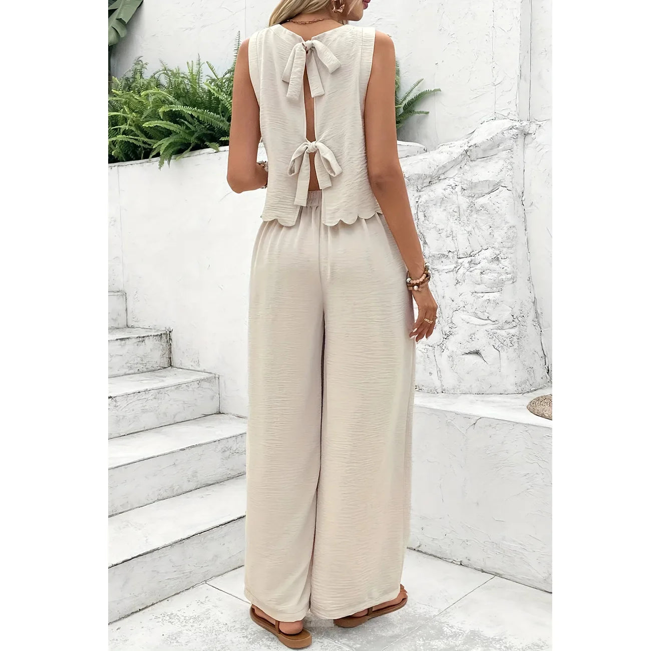 2026 Summer New Women's Fashion Sleeveless Tank Top Casual Pants Set