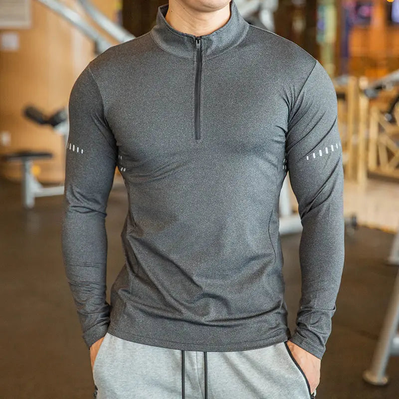 Camiseta de compresión deportiva ActiveFit para hombre