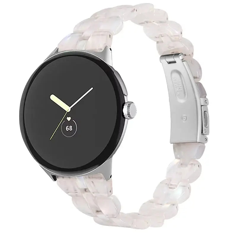 Google Pixel Watch 5, 4 & 3 41mm Resin Link Bracelet Band
