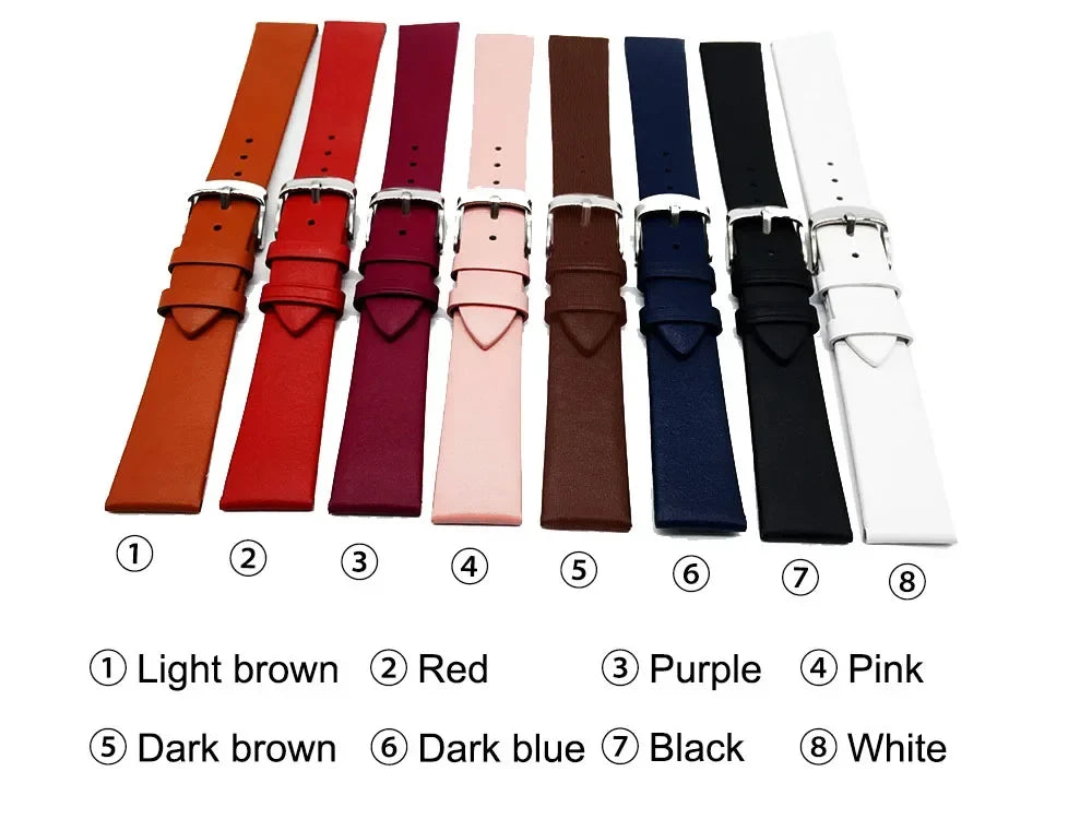 OnePlus Watch Calf Leather Band with Pin Buckle, 8 Colors