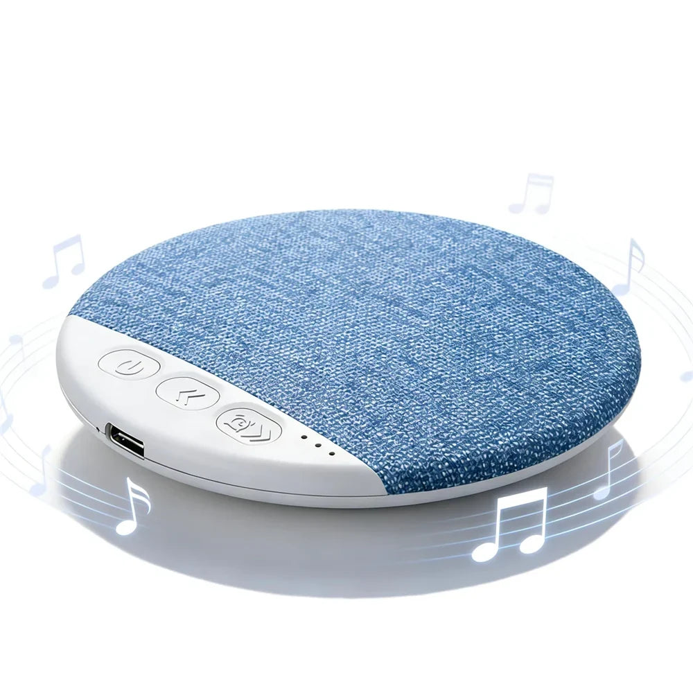 Bluetooth Pillow Speaker Wireless Sleep Music Player Under Pillow White Noise Machine 9D Stereo Timer Auto-Off for Insomnia ﻿