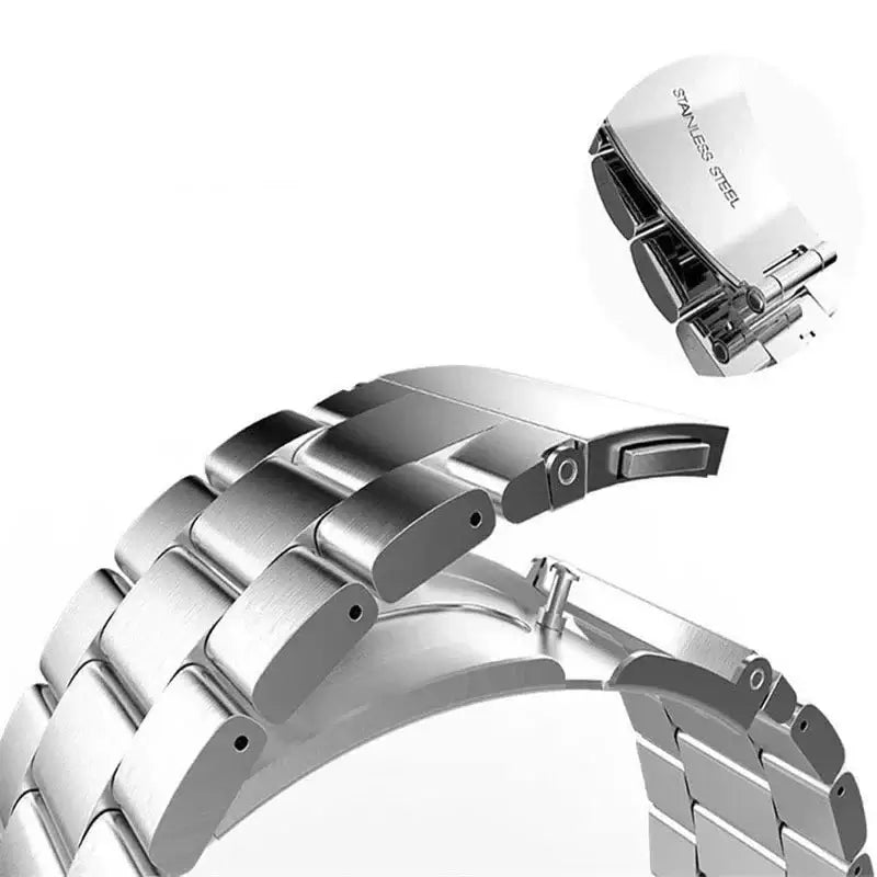 Garmin QuickFit 22/26mm Stainless Steel Three-Link Band