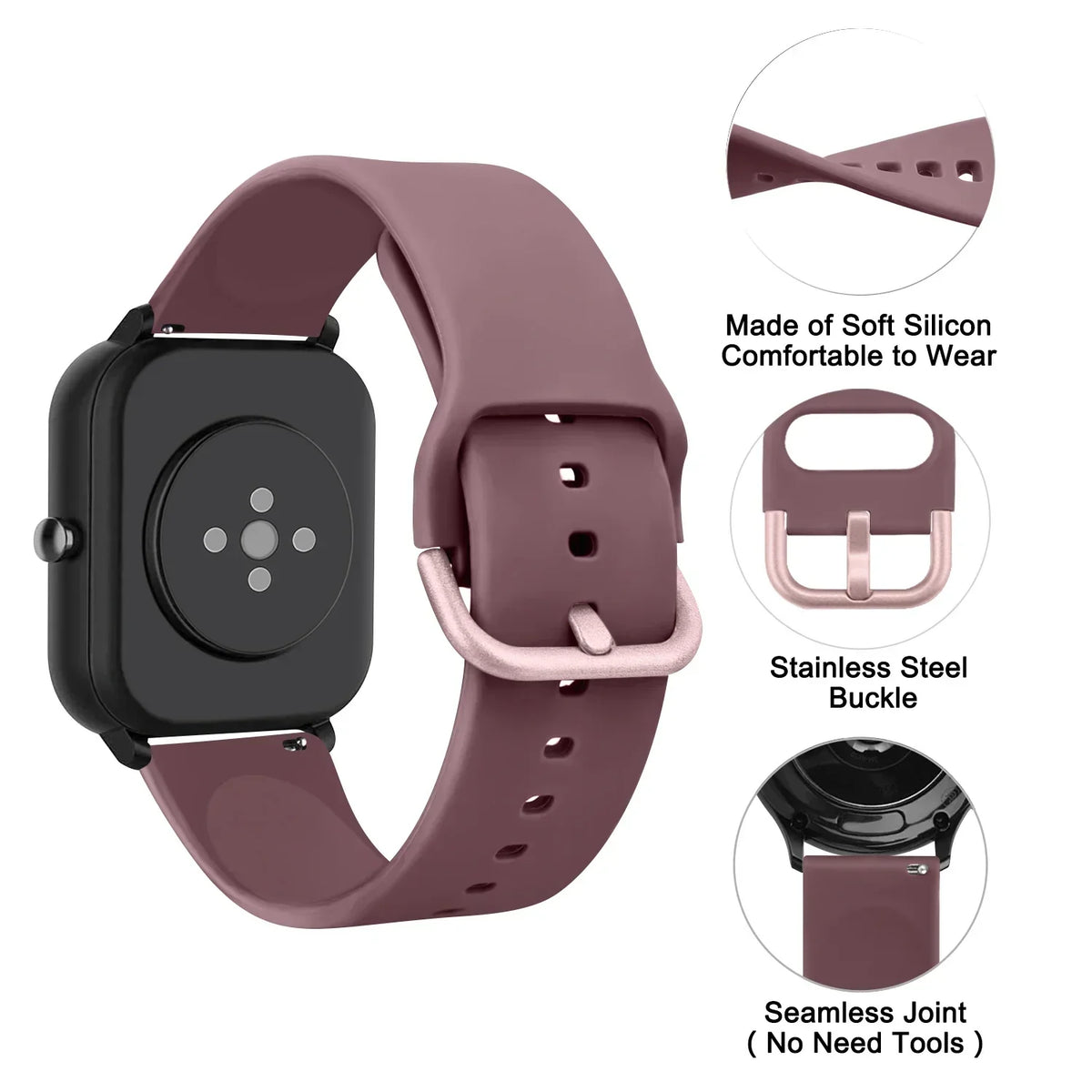 COROS Silicone Band For Smartwatch Replacement Sport Strap