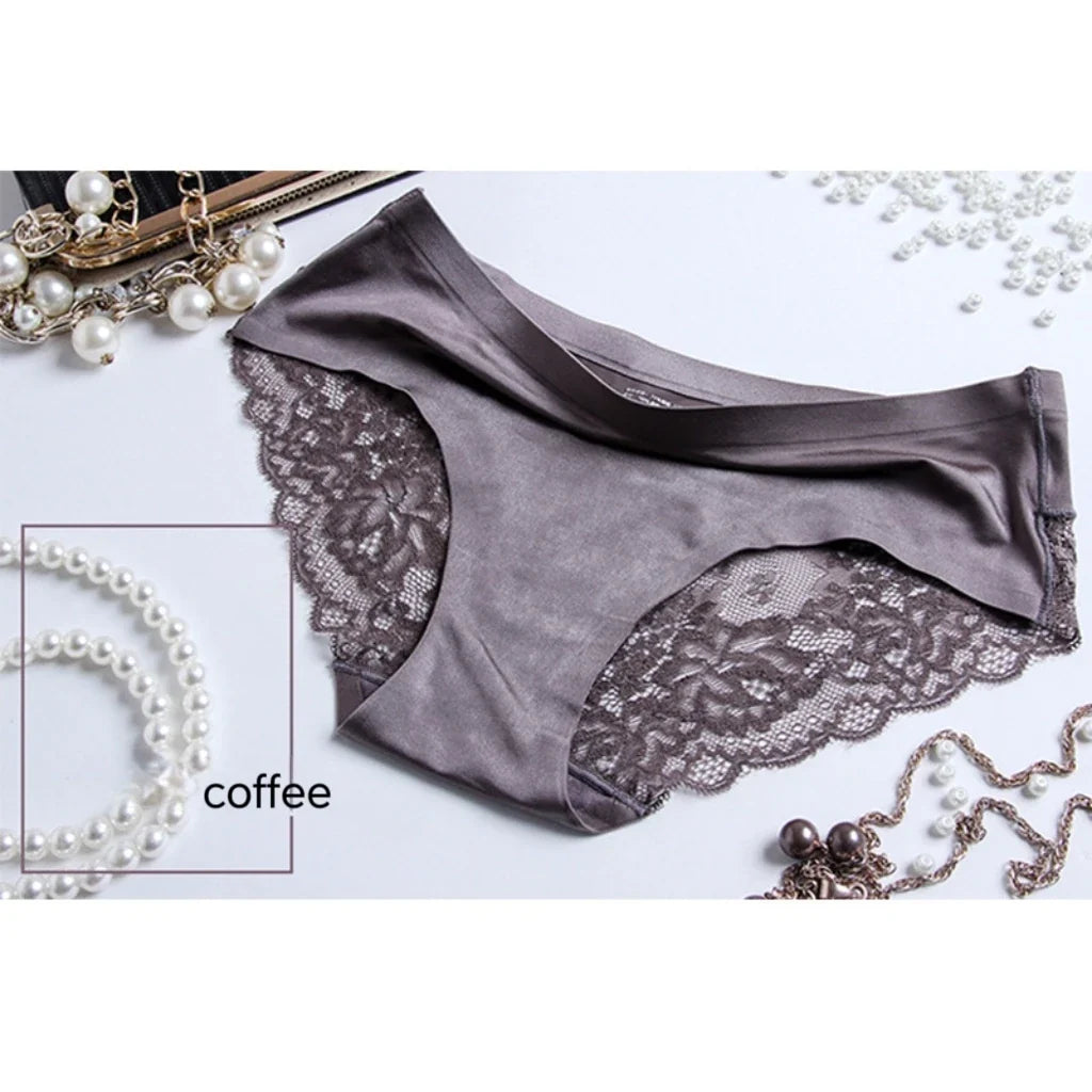 1/3/5/10 seamless women's hollow underwear, comfortable lace underwear, low waist women's underwear, soft women's underwear