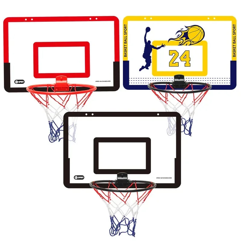 Kids Transparent Wall Hanging Basketball Hoop No Drilling Basketball Board Indoor Shooting Game Children Indoor Sports Play Toy