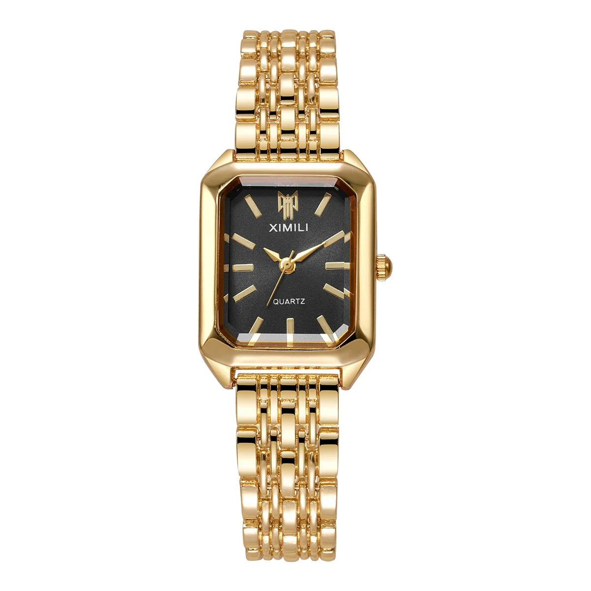 1/2/4pcs Luxury Women Watches Fashion Rectangle Woman Quartz Watch