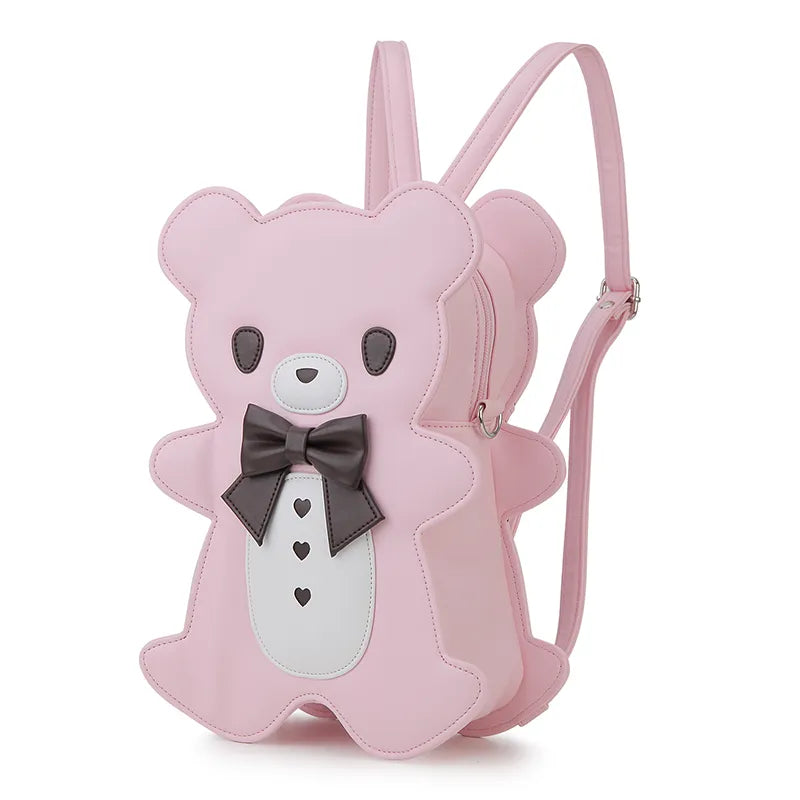 Mochila de oso con pajarita
