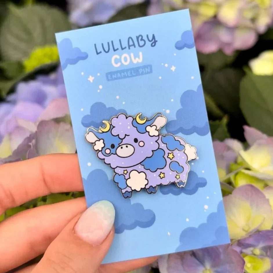 Pines Esmaltados de Vaca Kawaii