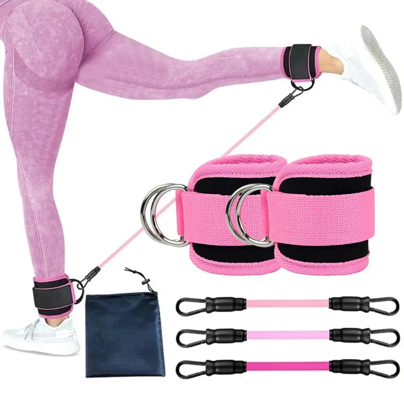 Strengthen Your Legs with Ankle Strap Resistance Bands