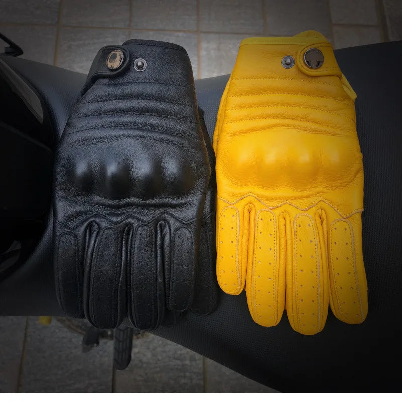Leather Motorcycle Gloves