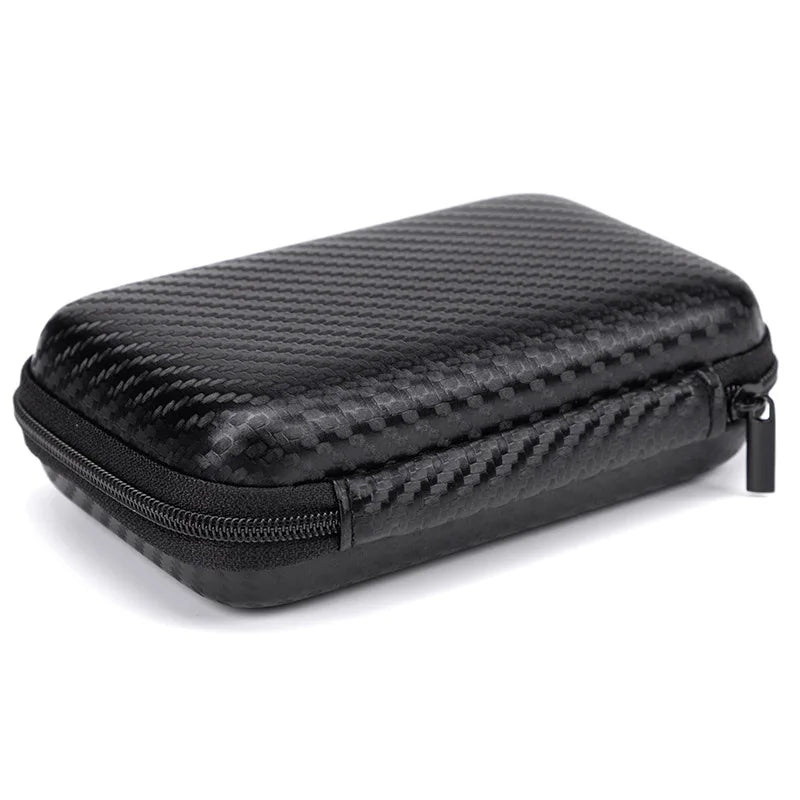 Portable Eva Storage Bag for External M.2 Hard Drive/Earphone/Data Line HDD Case Black Hard Disk Case HDD Storage Protection Bag