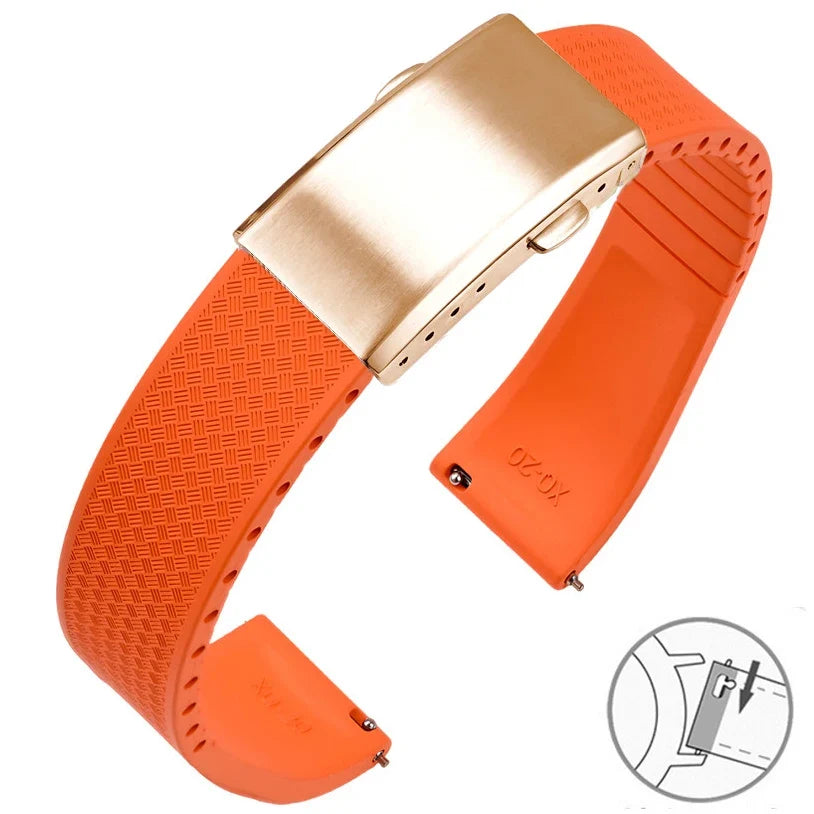 COROS PACE & APEX FKM Rubber Band with Folding Clasp