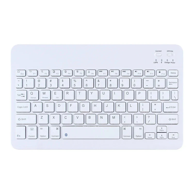 2026 New 10 inch For iPad Pro 11 Bluetooth Wireless Keyboard and Mouse English Hebrew For Android IOS Windows Phone Tablet
