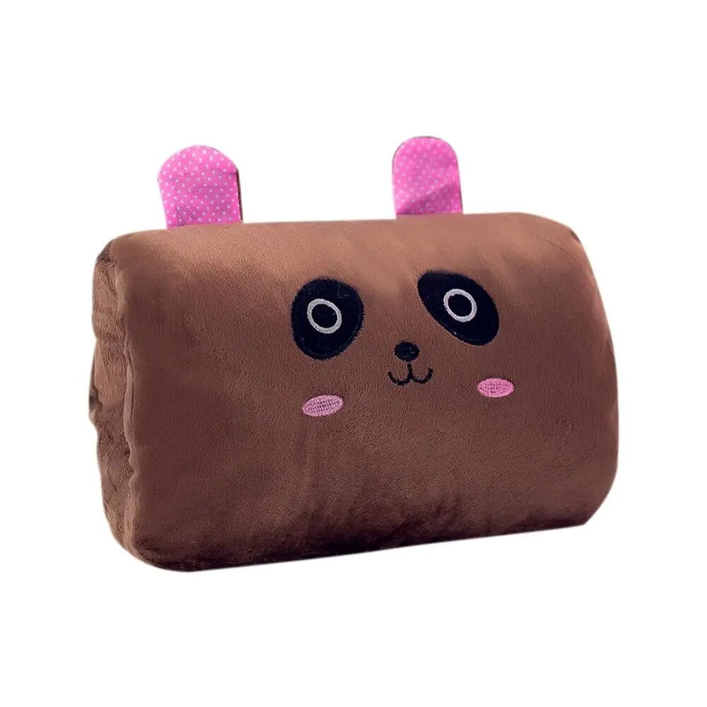 Peluche de almohada calentador de manos lindo