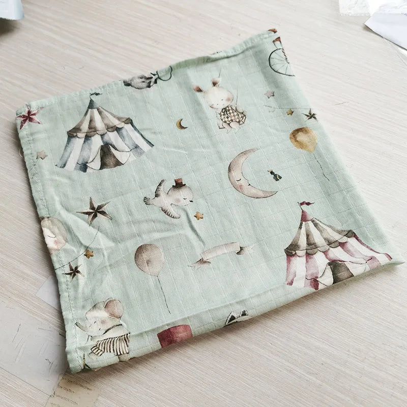 New Cotton Baby Blankets Newborn Soft Cotton Baby Blanket Muslin Swaddle Wrap Feeding Burp Cloth Towel Scarf Baby Stuff 58x58cm