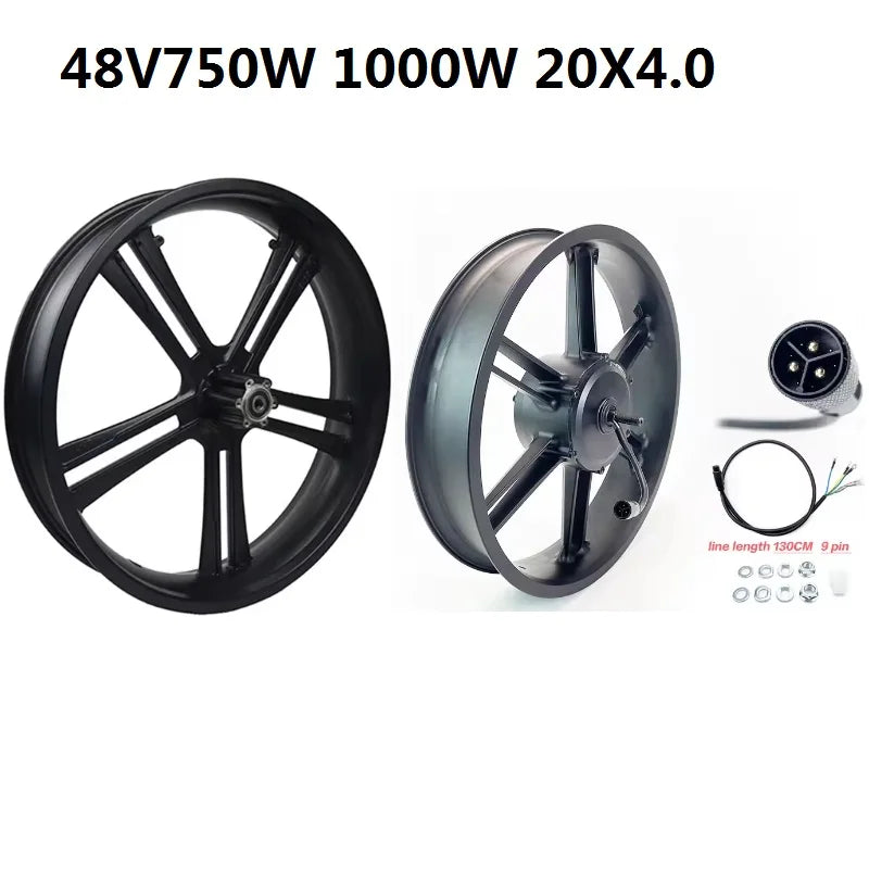 Ebike H9 electric bicycle 500W/1000W 48V  ebike , 20X4.0 inch electric fat tire Electric city mountain bike