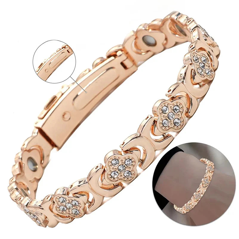 Lucky  Magnetic Therapy Bracelet for Women; Adjustable Copper Bracelet; Give Recent Jewelry Gifts To Lovers, Mothers And Sisters