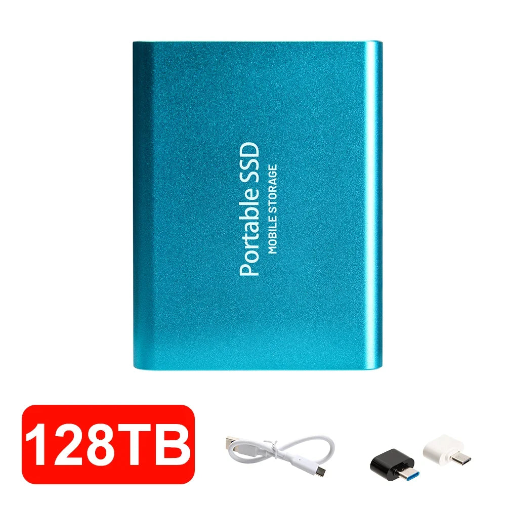 16TB High‑speed Portable External SSD USB 3.1 Type‑c External Hard