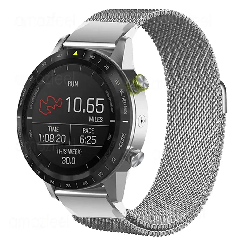 Garmin QuickFit 22/26mm Magnetic Milanese Mesh Band