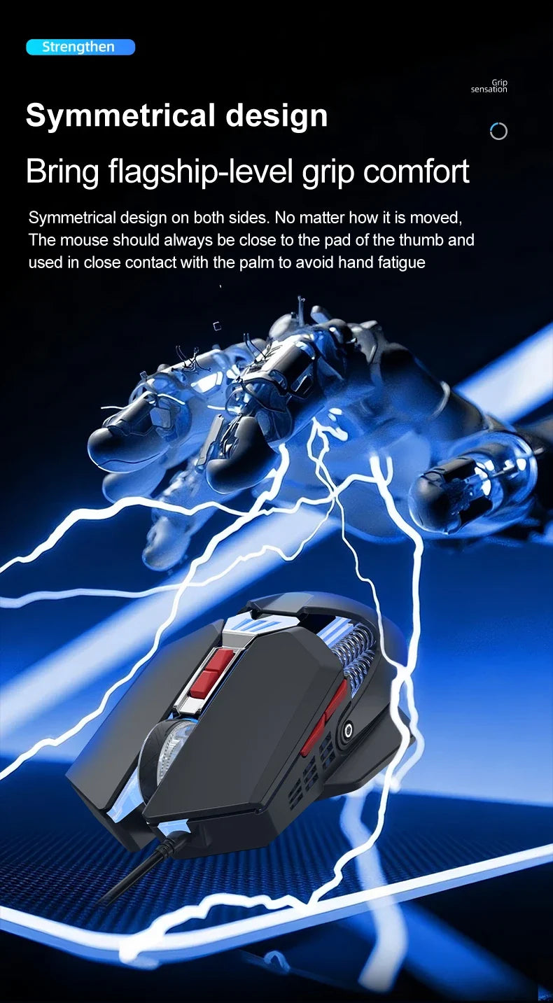 Mechanical keyboard and mouse set, 60% Portable Mini Wired Keyboard and Mouse combos, 61 Keys Phantom RGB keyboard and mouse kit
