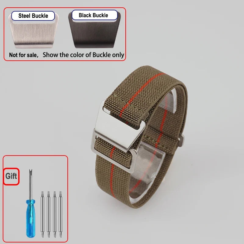 COROS Elastic Nylon Watch Band Universal Fit Parachute Style