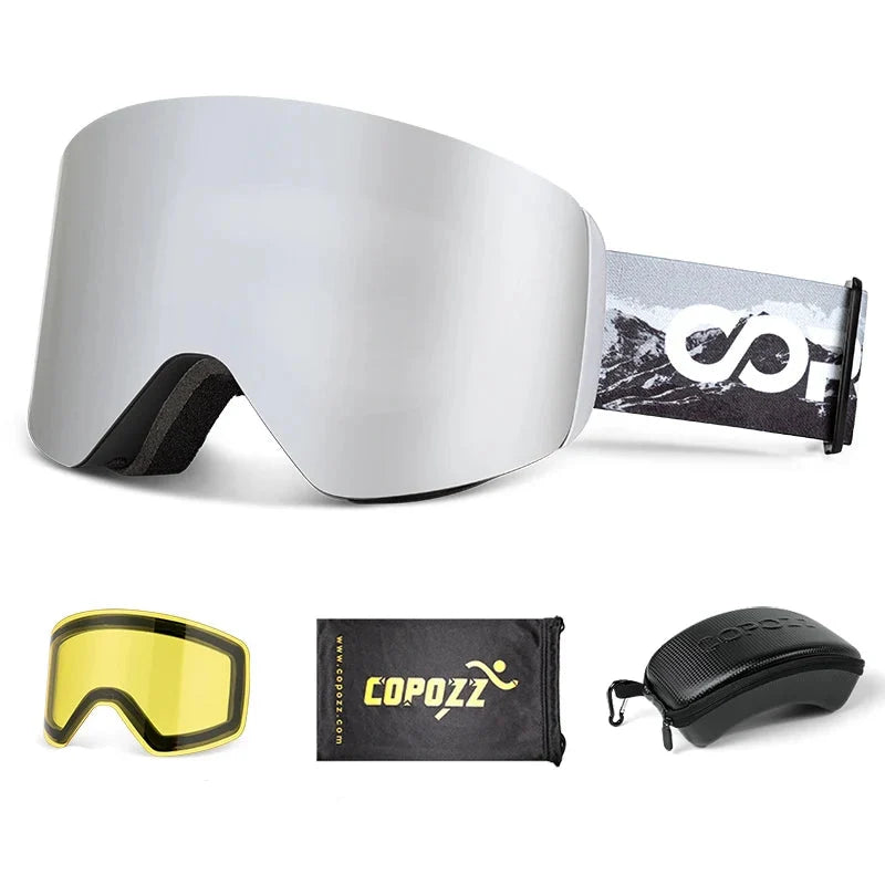 Magnetic Ski Goggles  Snowboard  Men & Women