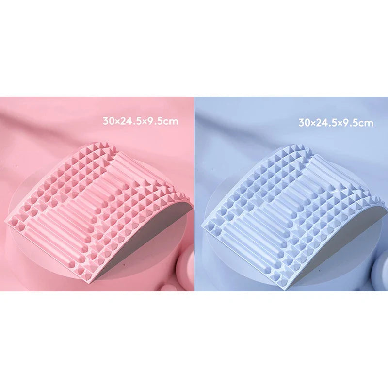 Back Stretcher Neck Pillow Relieve Massage Lumbar Support Massager for Neck Waist Stretch Device for Lower Back Stretcher YBAMQ2