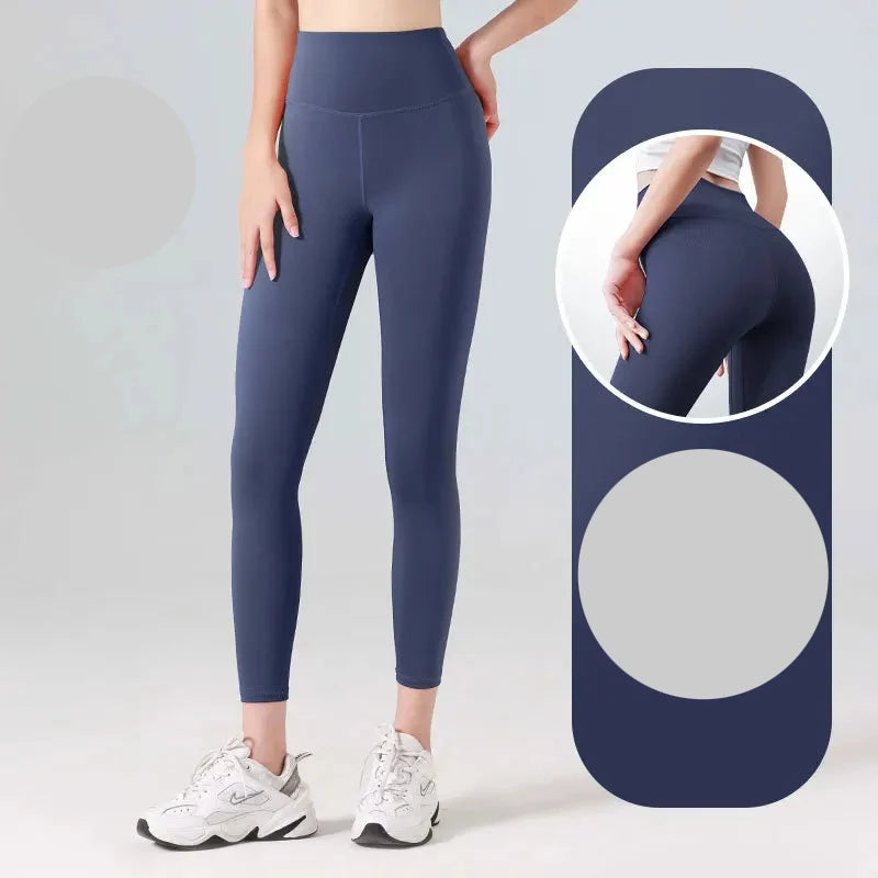 High Waisted Ribbed Yoga Pants