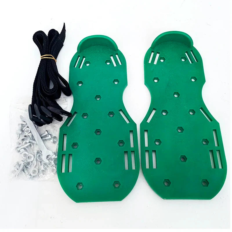 Courtyard Garden Loosening Shoes Lawn Aerator Grass Spikes Shoe Cement Self Leveling Construction Tool Epoxy Floor Paint Shoes