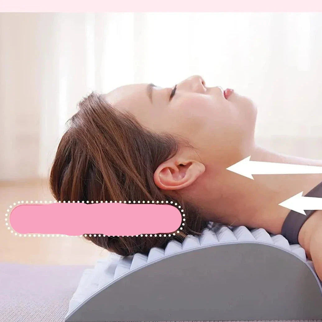 Relax and Rejuvenate  Massaging Back Stretcher Pillow