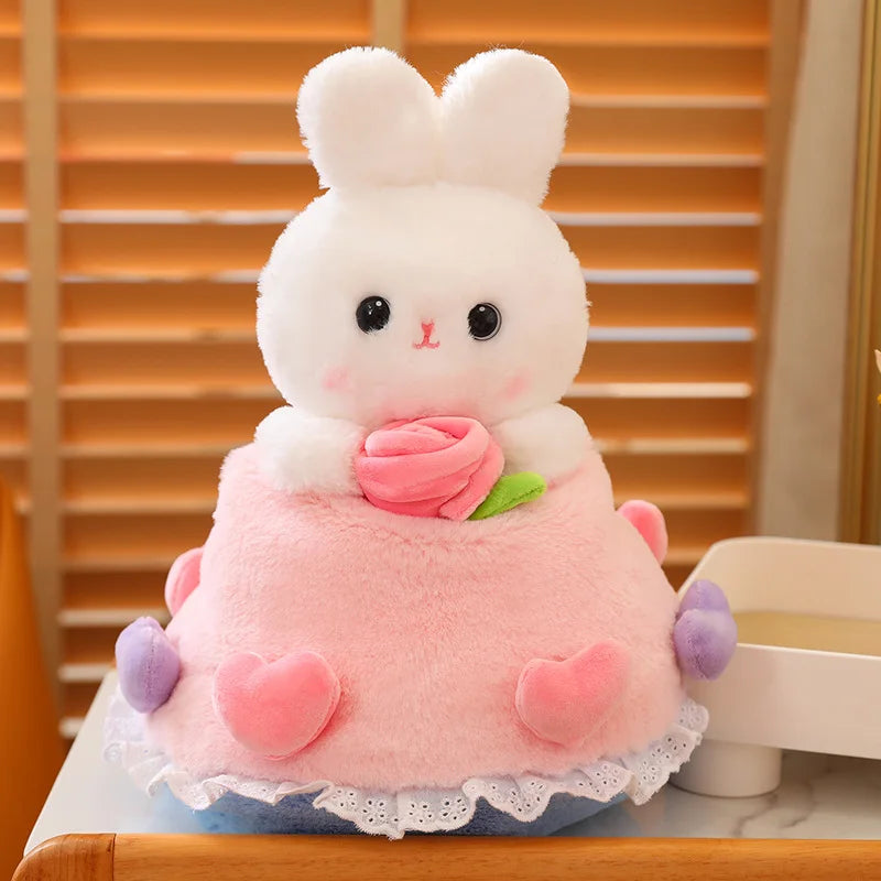 Conejo de peluche de ramo