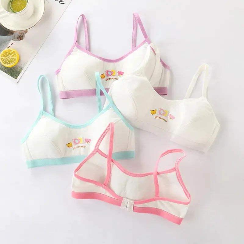 Soft Cotton Training Bras for Young Girls
