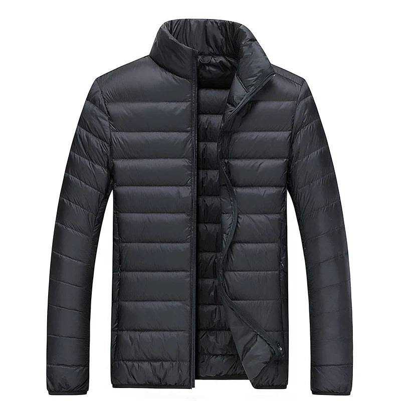 Men All-Season Warm Down Jacket Coats Mens Waterproof Windproof Down Jackets Spring Autumn Winter Casual 90% Down Jackets Male