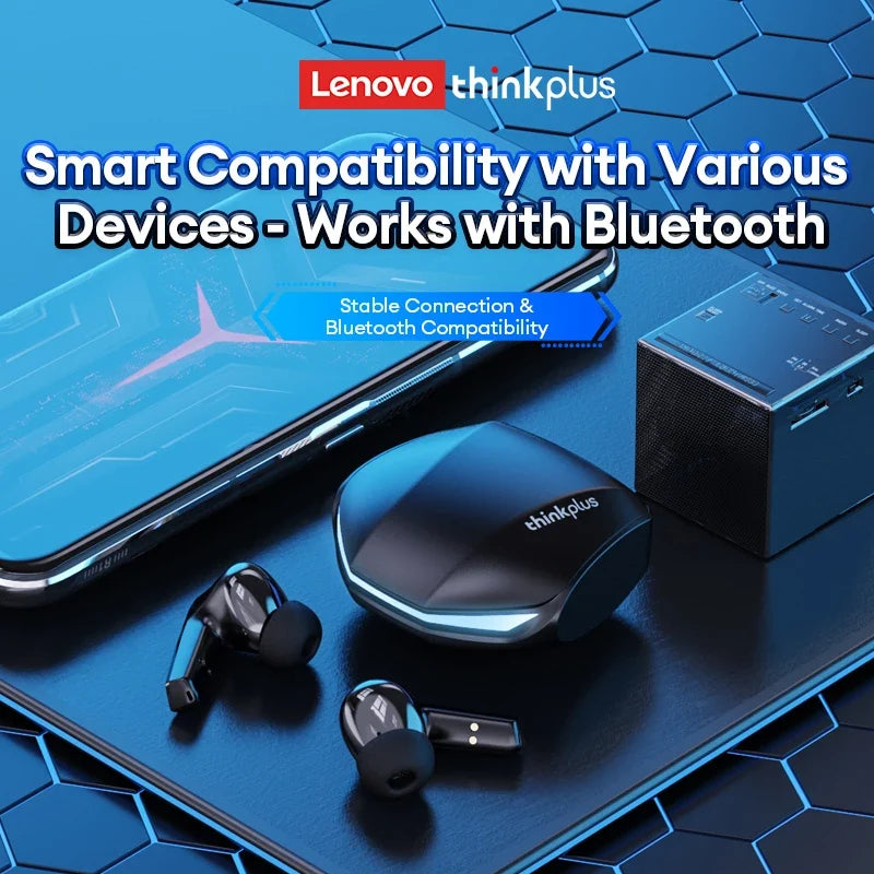 Lenovo GM2 Pro Gaming Earphones Bluetooth 5.4 Sport Headset Dual Mode HD Call Noise Reduction Earbuds with Mic Music Earphones